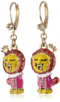 Betsey Johnson A Day at the Zoo Lion Drop Earrings Betsey Johnson A Day at the Zoo Lion Drop Earrings