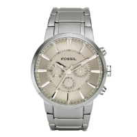 Fossil Men's FS4359 Stainless Steel Bracelet Silver Analog Dial Chronograph Watch Fossil Men's FS4359 Stainless Steel Bracelet Silver Analog Dial Chronograph Watch