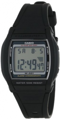 Casio Men's W201-1AV Alarm Chronograph Watch Casio Men's W201-1AV Alarm Chronograph Watch