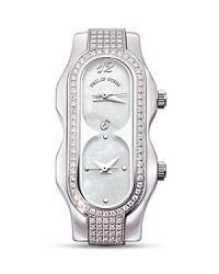Philip Stein® mini signature stainless steel watch head with mother-of-pearl dial. Fits 12 mm-size 4 straps. Philip Stein® mini signature stainless steel watch head with mother-of-pearl dial. Fits 12 mm-size 4 straps.