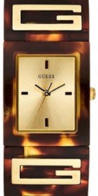 GUESS Iconic Status Cuff Watch - Tortoise