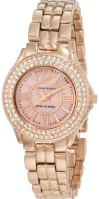 Anne Klein Women's 10/9536RMRG Swarovski Crystal Accented Rose-Gold Tone Bracelet Watch Anne Klein Women's 10/9536RMRG Swarovski Crystal Accented Rose-Gold Tone Bracelet Watch