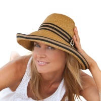 Ladies Upturn Sun Hat / Beach Hat, Catalina Wheat Ladies Upturn Sun Hat / Beach Hat, Catalina Wheat