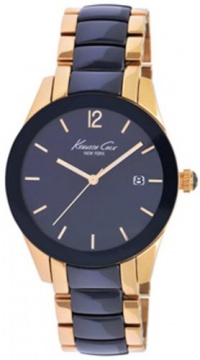 Kenneth Cole New York Women's KC4760 Classic Round Analog Case Ceramic Bezel Watch Kenneth Cole New York Women's KC4760 Classic Round Analog Case Ceramic Bezel Watch