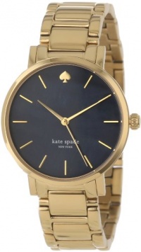 Kate Spade Watches Women's 1YRU0004 Bracelet Gold Black Dial Gramercy Watch Kate Spade Watches Women's 1YRU0004 Bracelet Gold Black Dial Gramercy Watch