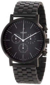 a.b. art Men's OC151B Series OC Black Stainless Steel Swiss Quartz Chrono Black Dial and Stainless Steel Watch a.b. art Men's OC151B Series OC Black Stainless Steel Swiss Quartz Chrono Black Dial and Stainless Steel Watch