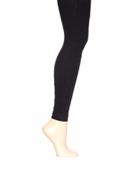 Soft, comfy leggings with a cute cable pattern by Lauren by Ralph Lauren. Soft, comfy leggings with a cute cable pattern by Lauren by Ralph Lauren.