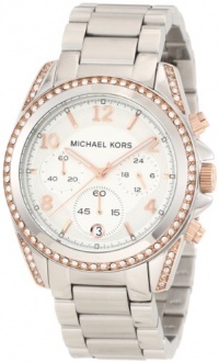 Michael Kors Women's MK5459 Blair Silver & Rose Gold Watch Michael Kors Women's MK5459 Blair Silver & Rose Gold Watch