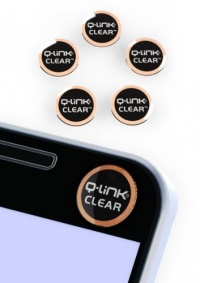 Q-Link Clear Diode For Cell Phone & EMF Protection 5-Pack Q-Link Clear Diode For Cell Phone & EMF Protection 5-Pack