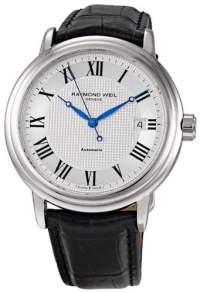 Raymond Weil Men's 2837-STC-00659 Maestro Silver Dial with Roman Numerals Watch Raymond Weil Men's 2837-STC-00659 Maestro Silver Dial with Roman Numerals Watch