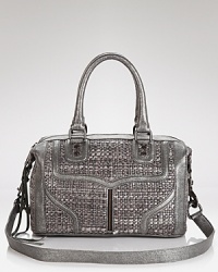Rebecca Minkoff's tried-and-truly covet-worthy satchel with a twist. Carry this always-in-style mini for a sized-right dose of the NYC label's major cool. Rebecca Minkoff's tried-and-truly covet-worthy satchel with a twist. Carry this always-in-style mini for a sized-right dose of the NYC label's major cool.