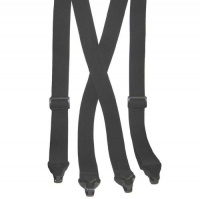 54 inch XL / TALL Airport Travel Suspenders in Black - *NEWLY DESIGNED* - Stay Closed Clips 54 inch XL / TALL Airport Travel Suspenders in Black - *NEWLY DESIGNED* - Stay Closed Clips