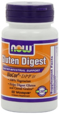 NOW Foods Gluten Digest Enzymes, 60 Vcaps NOW Foods Gluten Digest Enzymes, 60 Vcaps