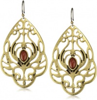 Lucky Brand Gold Set Stone Openwork Earrings Lucky Brand Gold Set Stone Openwork Earrings