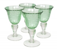 Artland Iris Wine, 8-Ounce, Light Green, Set of 4 Artland Iris Wine, 8-Ounce, Light Green, Set of 4