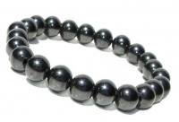Magnetic Hematite Round Bead Bracelet - 7.5 Magnetic Hematite Round Bead Bracelet - 7.5