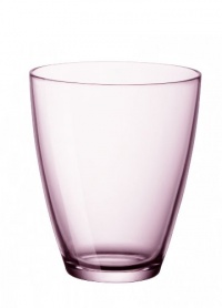 Bormioli Rocco Zeno Rocks Glass, Lilac, Set of 12 Bormioli Rocco Zeno Rocks Glass, Lilac, Set of 12