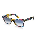 The Ray-Ban® Wayfarer® is simply the most recognizable style in sunglasses. The distinct shape is paired with the traditional Ray-Ban signature logo on the sculpted temples. After its initial design in 1952, the Ray-Ban Wayfarer quickly endeared itself to Hollywood filmmakers, celebrities, musicians and artists, solidifying its iconic status for years to come.