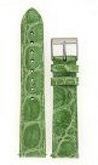 Ladies' Genuine Crocodile Watch Band Apple Green 16mm Watchband Built-In Spring Bars Ladies' Genuine Crocodile Watch Band Apple Green 16mm Watchband Built-In Spring Bars