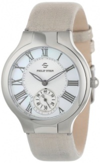 Philip Stein Women's 41-CMOP-CMBZ Round Mother-Of-Pearl Bronze Metallic Calf Strap Watch Philip Stein Women's 41-CMOP-CMBZ Round Mother-Of-Pearl Bronze Metallic Calf Strap Watch