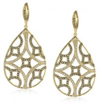 Judith Jack Gold Matrix Sterling Silver-Gold Plate-Tear Drop Earrings Judith Jack Gold Matrix Sterling Silver-Gold Plate-Tear Drop Earrings