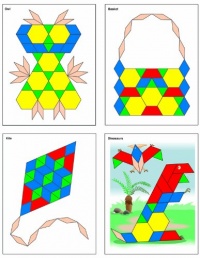 Thinking Kids'® Math Pattern Block Picture Cards Thinking Kids'® Math Pattern Block Picture Cards