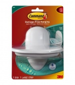 Command Soap Dish with Water-Resistant Strip, 1-Dish, 1-Strip