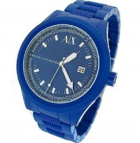 Armani Exchange Blue Rubber Sport Blue Dial Men's watch #AX1126 Armani Exchange Blue Rubber Sport Blue Dial Men's watch #AX1126