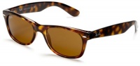 Ray-Ban RB2132 New Wayfarer Non-Polarized Sunglasses, Yellow Tortoise Frame/B-15 XLT Lens, 52 mm Ray-Ban RB2132 New Wayfarer Non-Polarized Sunglasses, Yellow Tortoise Frame/B-15 XLT Lens, 52 mm