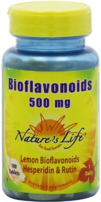Nature's Life Bioflavonoids Tablets, Lemon, 500 Mg, 100 Count Nature's Life Bioflavonoids Tablets, Lemon, 500 Mg, 100 Count