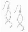 Studio Silver Sterling Silver Twist Drop Earrings