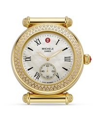 140 diamonds encircle this classic watch head. Roman numerals and the signature Michele logo grace the dial. Fits with any 18 mm and any Michele Caber watch strap. 140 diamonds encircle this classic watch head. Roman numerals and the signature Michele logo grace the dial. Fits with any 18 mm and any Michele Caber watch strap.