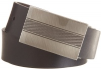 Reward Men's Reversible Center Bar Plaque Buckle Belt Reward Men's Reversible Center Bar Plaque Buckle Belt