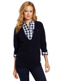 Fred Perry Women's Relaxed Fit V-neck Cardigan