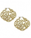 Jessica Simpson Earrings, Gold-Tone Motif Lady Chic Drop Earrings