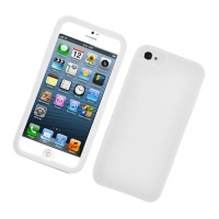 Eagle Cell SCIPHONE5S11 Barely There Slim and Soft Skin Case for iPhone 5 - Retail Packaging - T-Clear Eagle Cell SCIPHONE5S11 Barely There Slim and Soft Skin Case for iPhone 5 - Retail Packaging - T-Clear