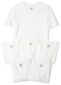Hanes Classics Men's Classics 6-Pack V-Neck T-Shirt Value Pack Hanes Classics Men's Classics 6-Pack V-Neck T-Shirt Value Pack