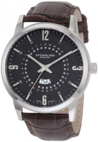 Stuhrling Original Men's 345.3315K54 Classic Jupiter Swiss Quartz Day and Date Brown Watch Stuhrling Original Men's 345.3315K54 Classic Jupiter Swiss Quartz Day and Date Brown Watch