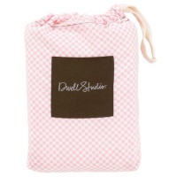 DwellStudio Baby Check Fitted Crib Sheet, Blossom DwellStudio Baby Check Fitted Crib Sheet, Blossom