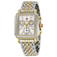 MICHELE Signature Deco Two-Tone Diamond, Diamond Dial MICHELE Signature Deco Two-Tone Diamond, Diamond Dial