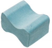 Contour Memory Foam Leg Pillow with Cover, Blue Contour Memory Foam Leg Pillow with Cover, Blue