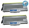 Brother TN-360 Compatible Toner Cartridge High Yield - 2 Pack - Black