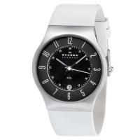 Skagen Men's 233XXLSLW Stainless Steel Black Dial Watch