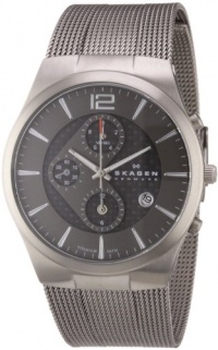 Skagen Men's 906XLTTM Titanium Titanium Chronograph Watch Skagen Men's 906XLTTM Titanium Titanium Chronograph Watch