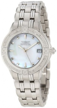 Invicta Women's 0266 II Collection Diamond Accented Stainless Steel Watch Invicta Women's 0266 II Collection Diamond Accented Stainless Steel Watch