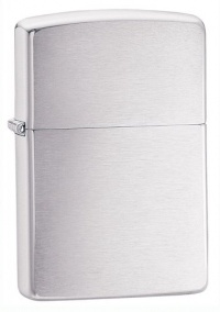 Zippo Brushed Chrome Pocket Lighter Zippo Brushed Chrome Pocket Lighter