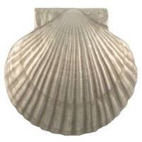 6W x 2D x 6H Michael Healy Scallop (Large) Door Knocker, Nickle Silver and Chrome 6W x 2D x 6H Michael Healy Scallop (Large) Door Knocker, Nickle Silver and Chrome
