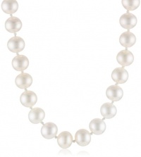 14k White Gold 8.5-9mm White Freshwater Cultured AA Quality Pearl Necklace, 20 14k White Gold 8.5-9mm White Freshwater Cultured AA Quality Pearl Necklace, 20