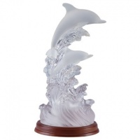 Gifts & Decor Dolphins on Waves of Light Battery Operated Collectible Gifts & Decor Dolphins on Waves of Light Battery Operated Collectible