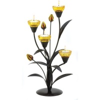 Gifts & Decor Tiger Lily Tealight Candle Holder Wedding Centerpiece Gifts & Decor Tiger Lily Tealight Candle Holder Wedding Centerpiece